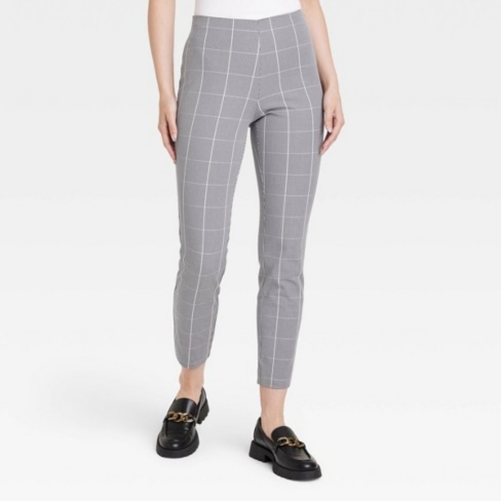 Plaid Office Trousers